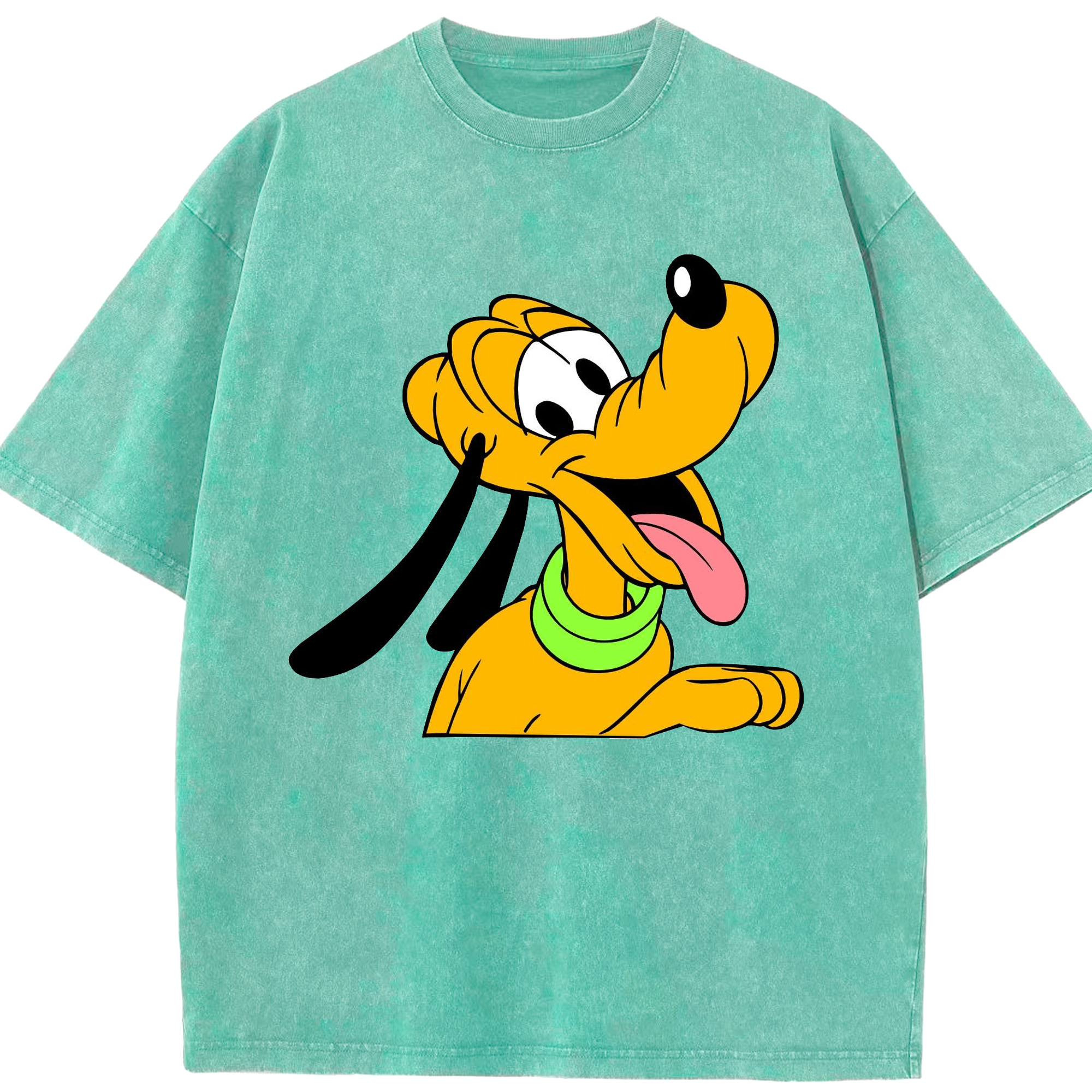 （画像用） ミッキーマウス Mickey Mouse 綿100% ヴィンテージ風 半袖Tシャツ（フロントプリント）